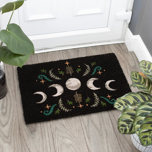Something Different Dark Forest Moon Phase doormat