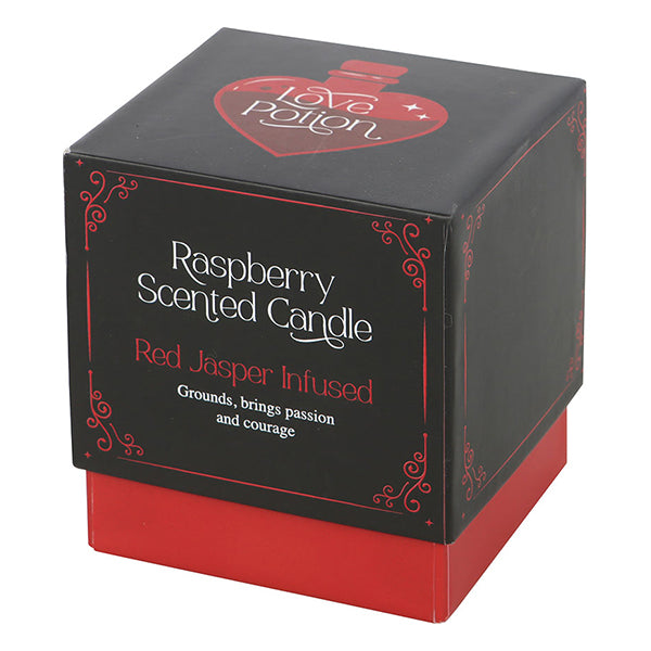 Something Different Love Potion candle with crystal chips