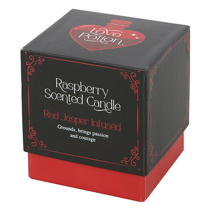 Something Different Love Potion candle with crystal chips
