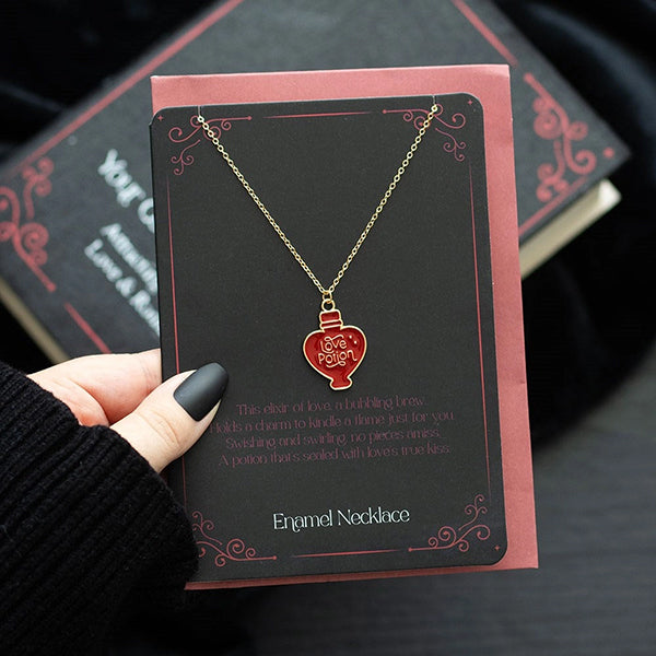 Something Different Love Potion necklace & card