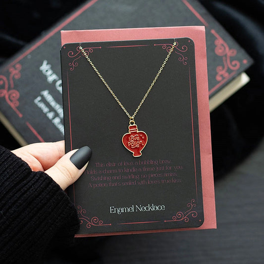 Something Different Love Potion necklace & card