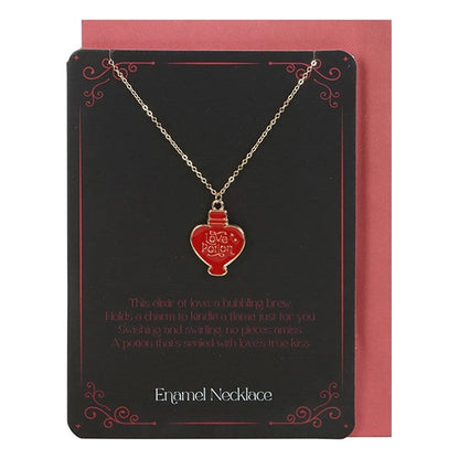 Something Different Love Potion necklace & card
