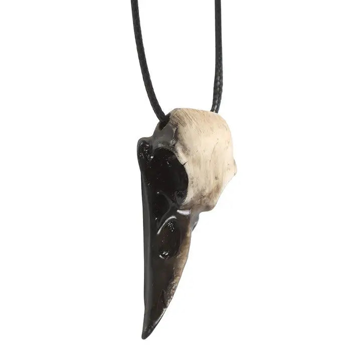 Something Different Crow Skull necklace