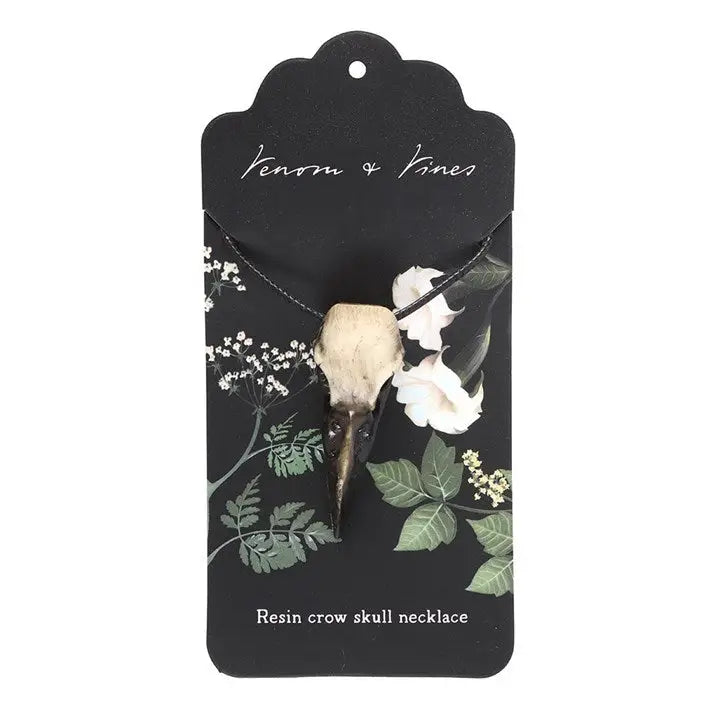 Something Different Crow Skull necklace
