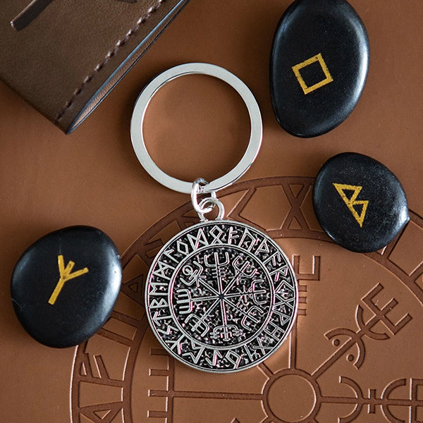 Something Different Pathfinder Vegvisir Viking keyring