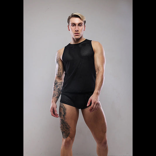 SUKREW Nightlife Black Net Vest