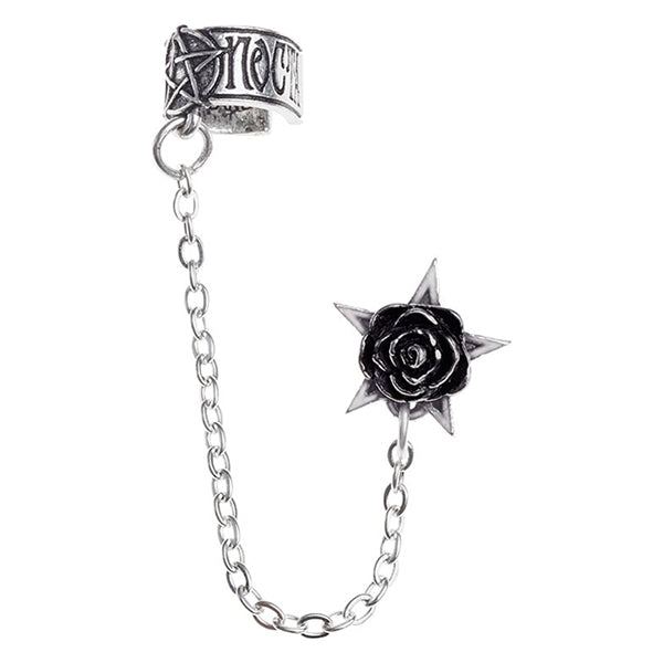 Alchemy Rosa Nocta cuff stud earring