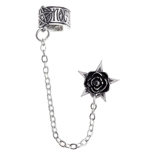 Alchemy Rosa Nocta cuff stud earring