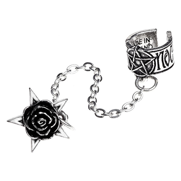 Alchemy Rosa Nocta cuff stud earring