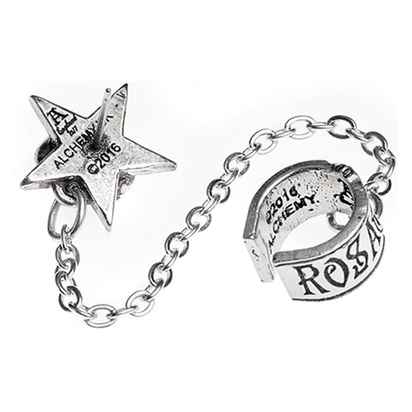 Alchemy Rosa Nocta cuff stud earring