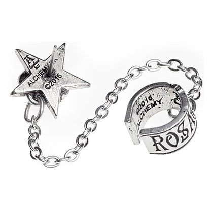 Alchemy Rosa Nocta cuff stud earring