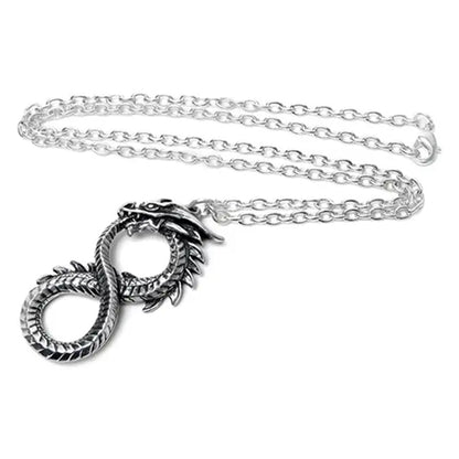 Alchemy Infinity Dragon pendant