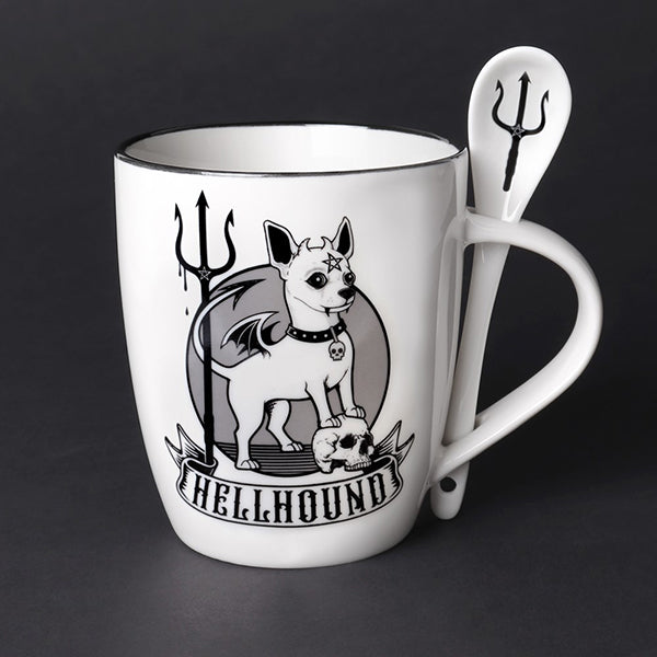 Alchemy Hellhound mug & spoon set