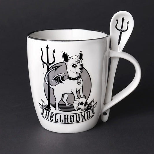Alchemy Hellhound mug & spoon set