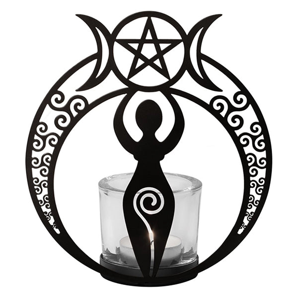 Alchemy Danu Goddess candle holder