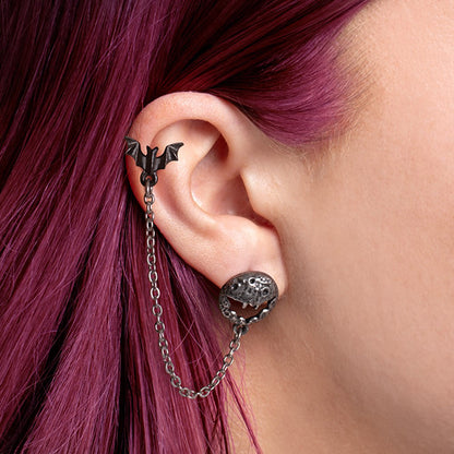 Alchemy Luna Roost cuff stud earring