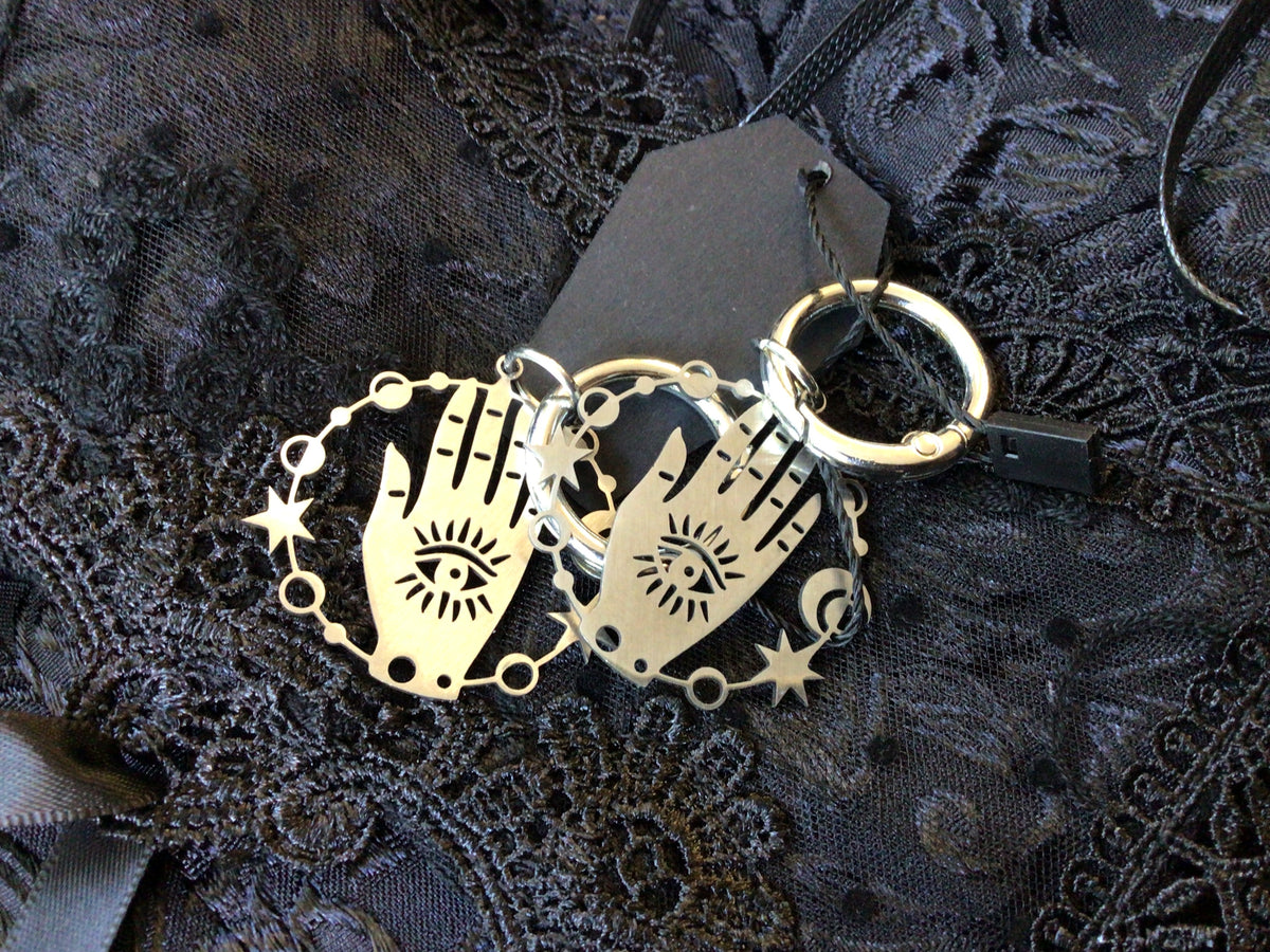 Blacbutterflies Hamsa boots charms