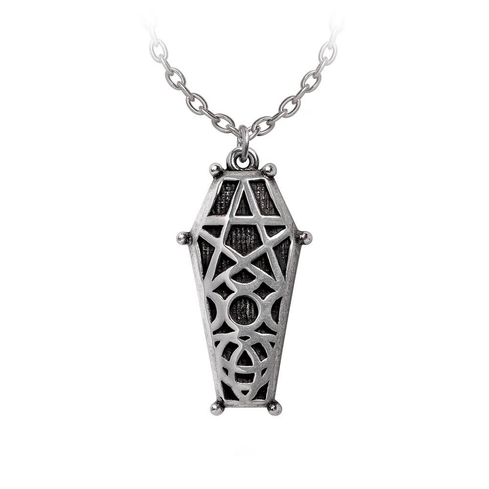 Hex Coffin Pendant