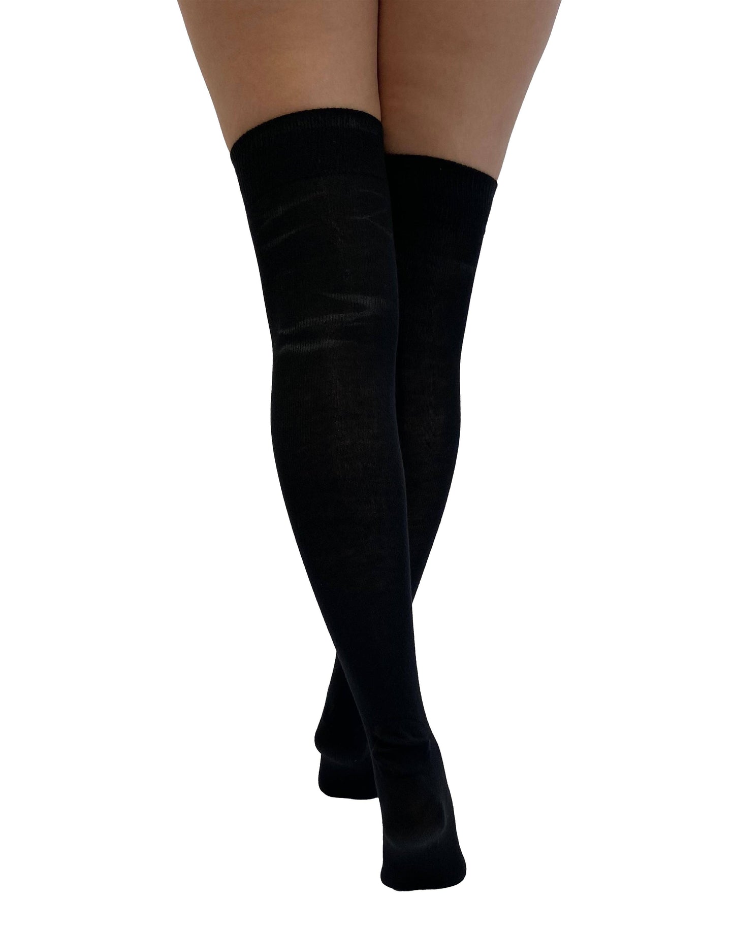 Skull and Sword Over the Knee Socks