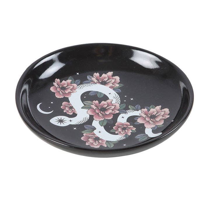 Something Different Floral Snake trinket dish