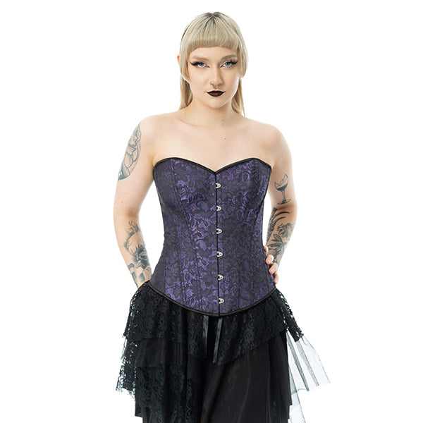 Vixxsin Amethyst lace corset