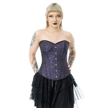 Vixxsin Amethyst lace corset