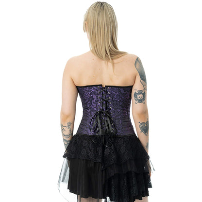 Vixxsin Amethyst lace corset