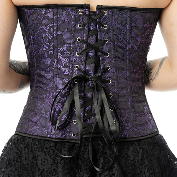 Vixxsin Amethyst lace corset