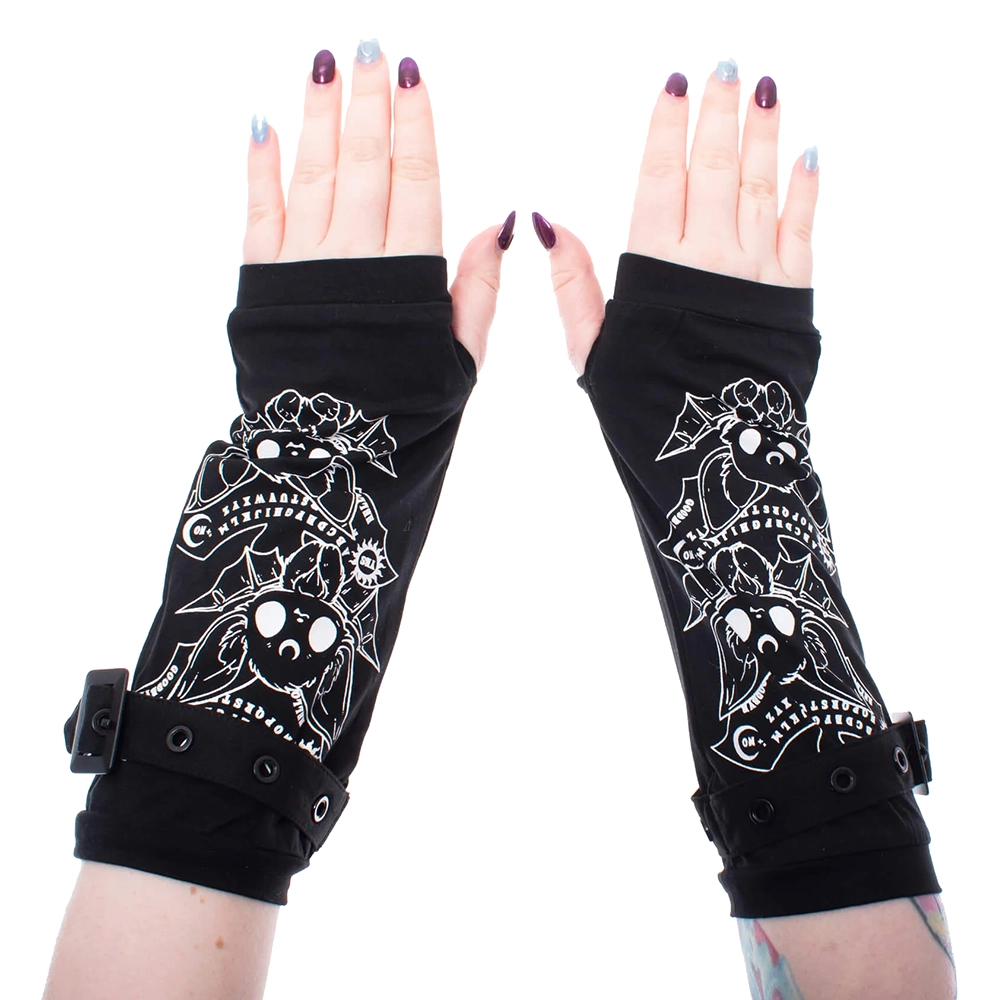 Heartless Ouija Bats arm warmers