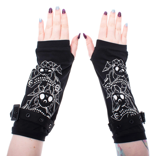 Heartless Ouija Bats arm warmers
