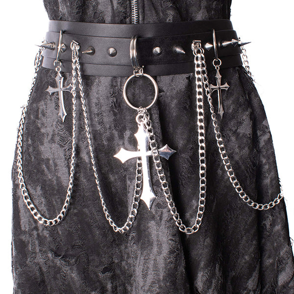 Heartless Crucifix belt