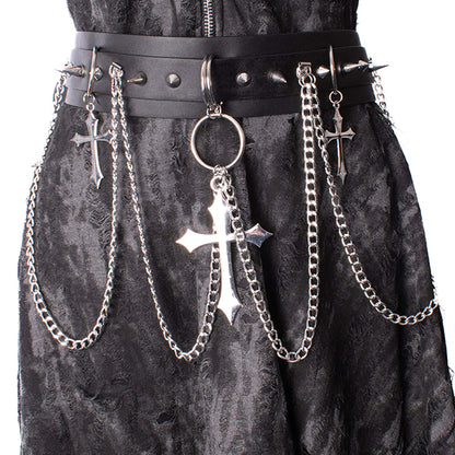 Heartless Crucifix belt