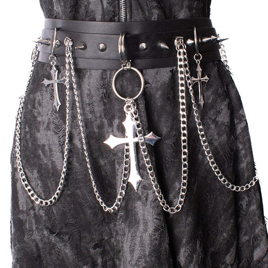 Heartless Crucifix belt
