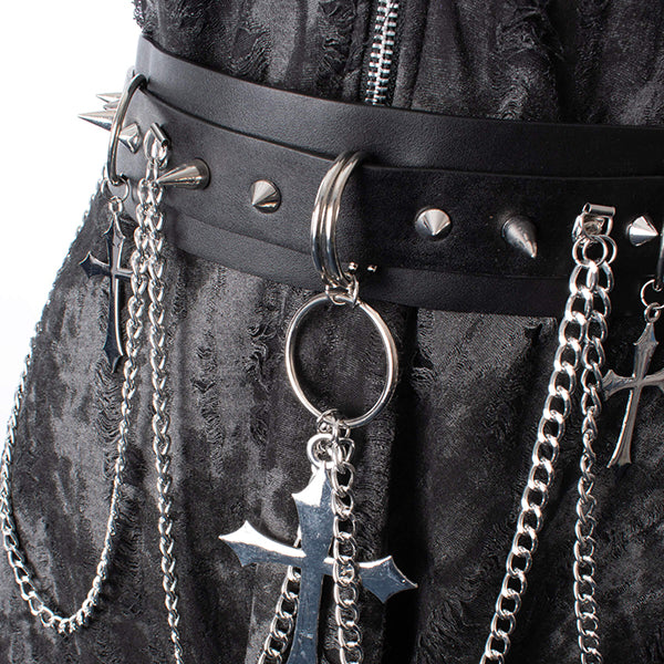 Heartless Crucifix belt