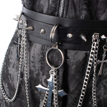 Heartless Crucifix belt