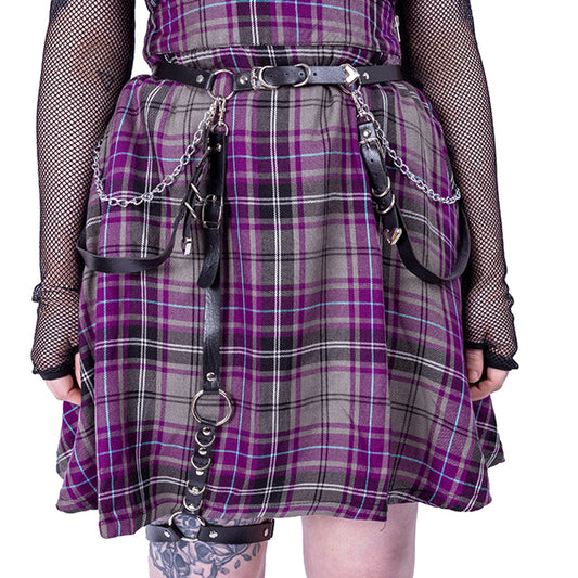 Heartless Hex Heart suspender belt