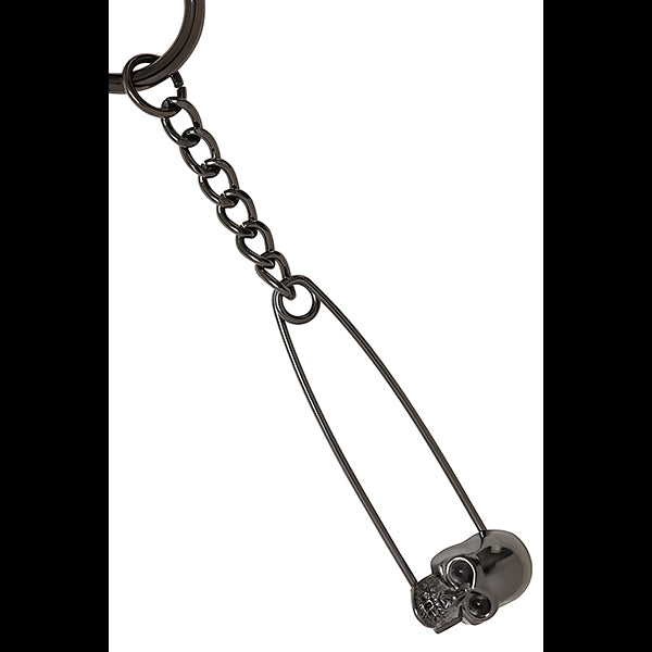 Banned Skull & Spike boot tag charm