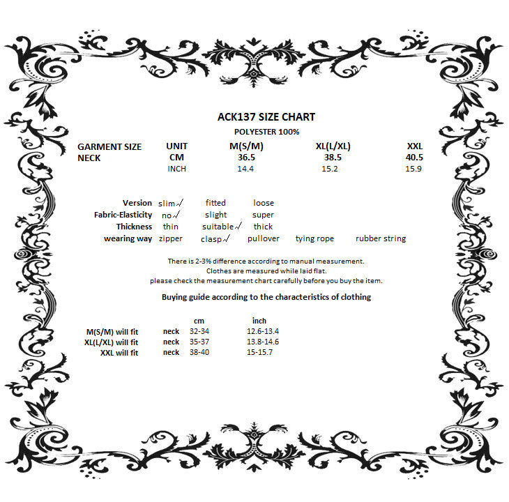 Dark In Love 'Desdemona' Shredded Spider jabot/collar