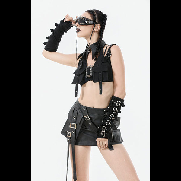 Dark In Love 'Pipistrelle' batwing stardrop choker
