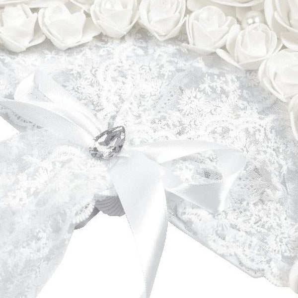 Dark In Love ' Snow ' White Gothic Rose fan