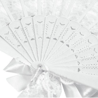 Dark In Love ' Snow ' White Gothic Rose fan