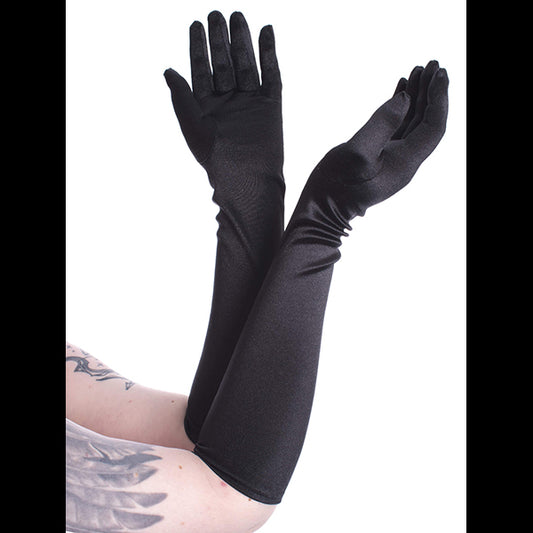 Poizen industries Elegana long satin gloves