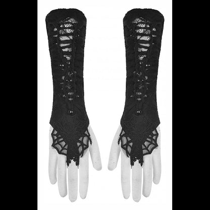 Dark In Love 'Spinnenetz' cobweb gloves