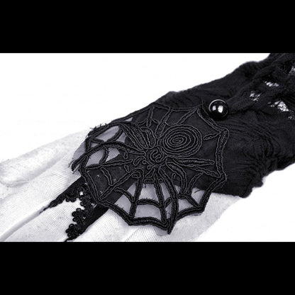 Dark In Love 'Spinnenetz' cobweb gloves