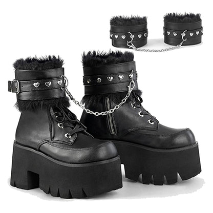 DemoniaCult ASHES-57 platform boots