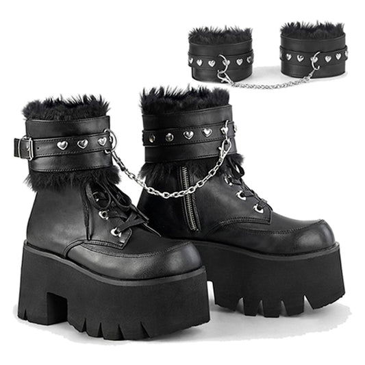 DemoniaCult ASHES-57 platform boots
