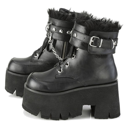 DemoniaCult ASHES-57 platform boots