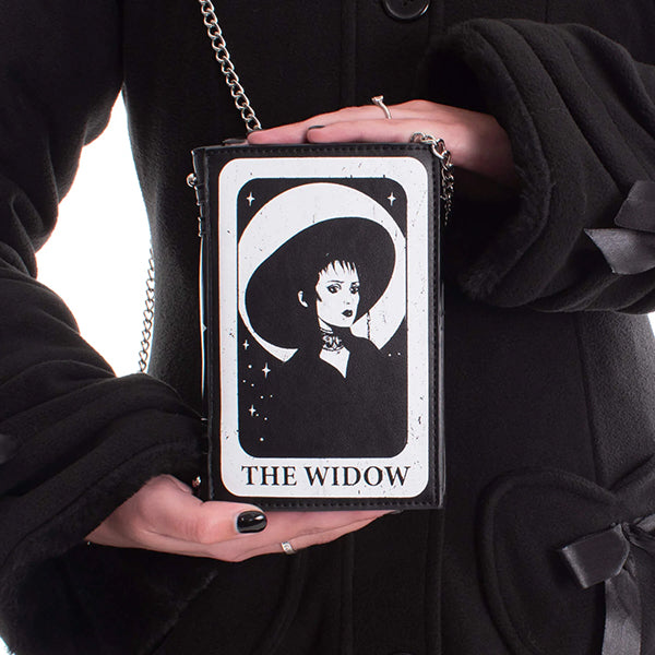 Heartless The Widow tarot notebook bag