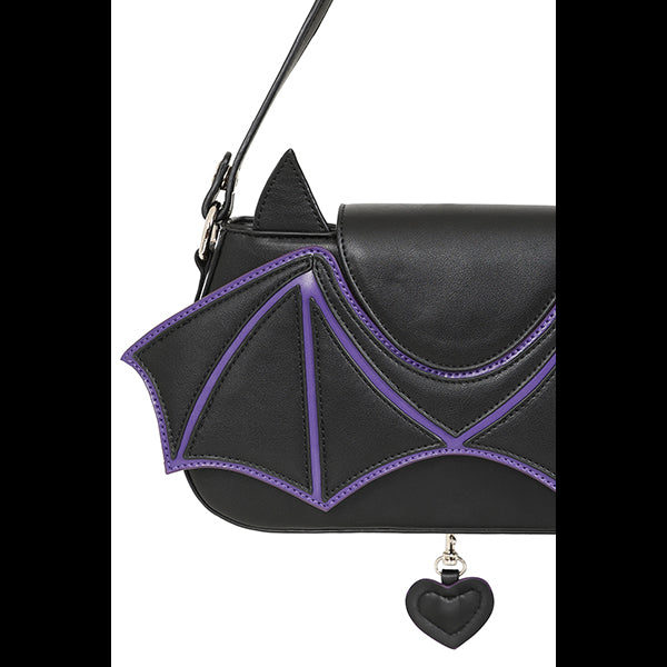 Banned Batwing Charm shoulder bag