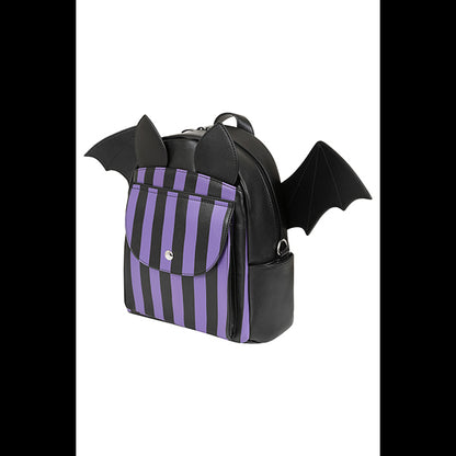 Banned Nightfall Bat backpack (black & purple)